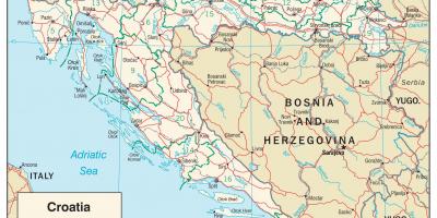 lidl térkép Horvátország térkép   Térképek, Horvátország (Dél Európában   Európa) lidl térkép