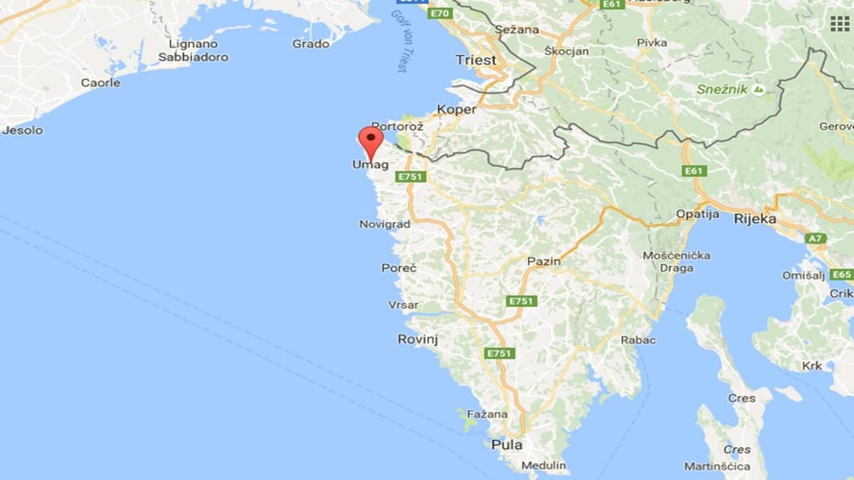 térkép umag horvátország