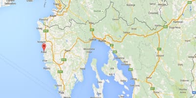 Térkép porec, horvátország 