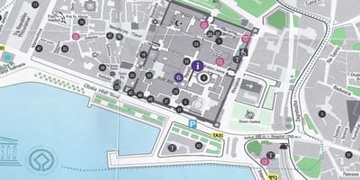 Street map split horvátország