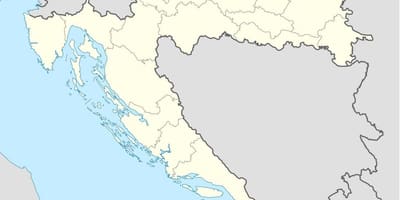Horvátország térkép