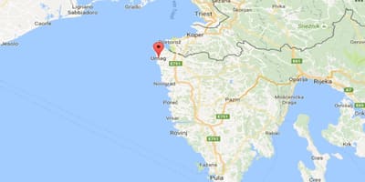 Térkép umag horvátország