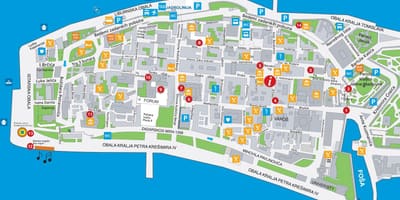 Térkép zadar horvátország